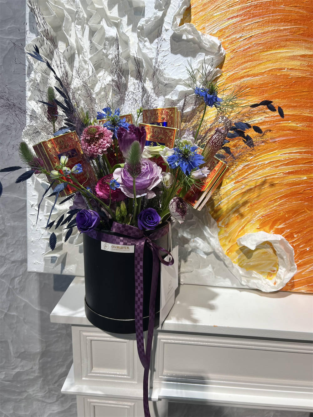 巴中ov花艺培训香烟与花束抱抱桶创意礼物的艺术之旅