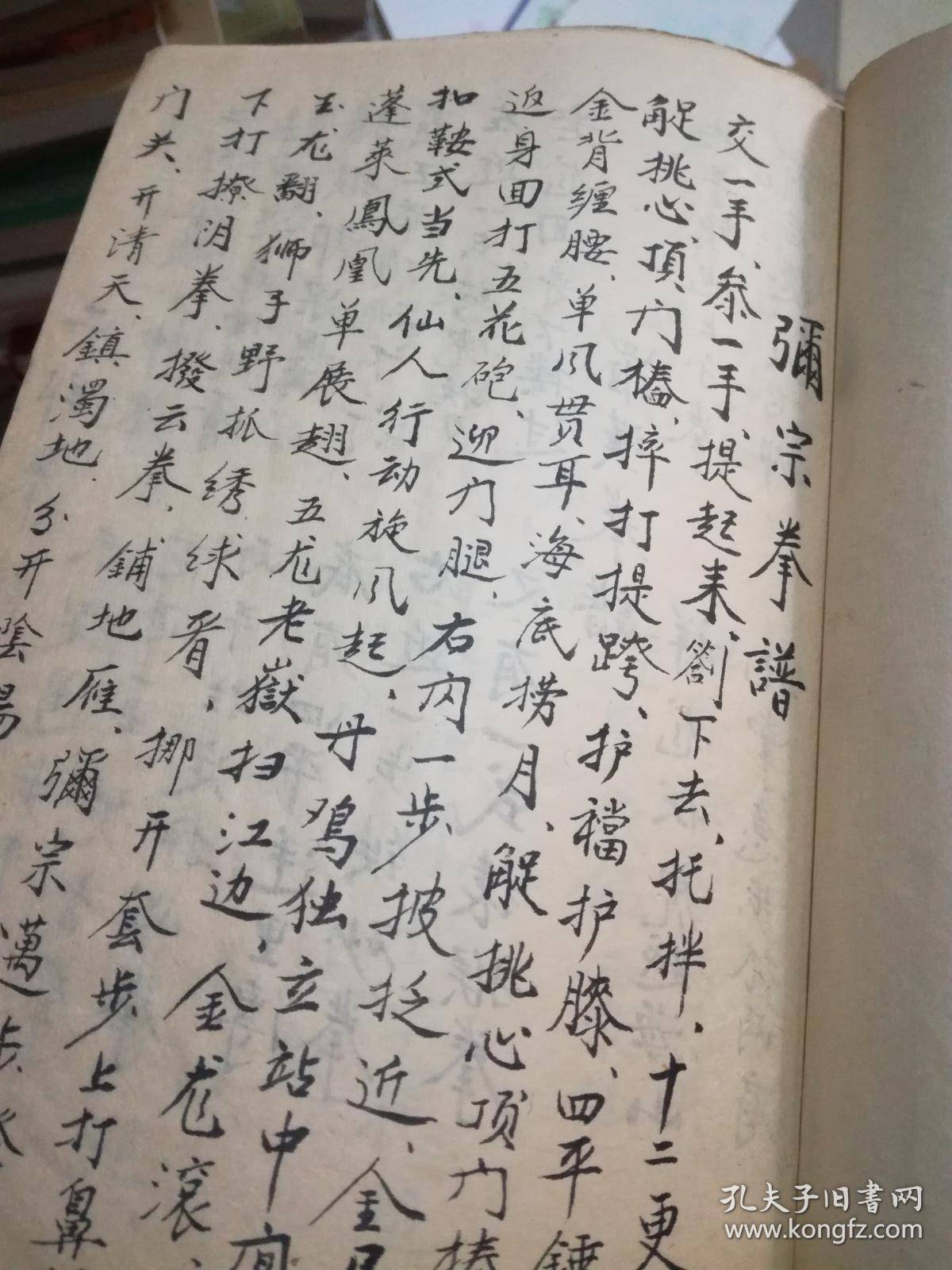 弥宗拳谱迷踪拳,弥宗拳,秘宗拳