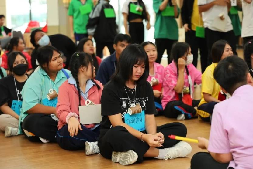 泰国格乐大学组织2024 学年第二次(泰国中部地区)预备营活动_新生