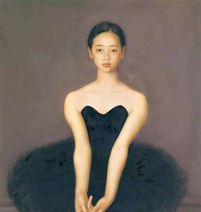 原创少女12岁拜师学画老师苦等13年后娶她为她画的画一幅3450万