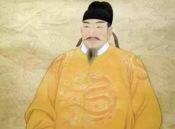 (唐太宗画像)李世民就是个范例,因为李世民刚刚通过杀掉兄弟才掌握