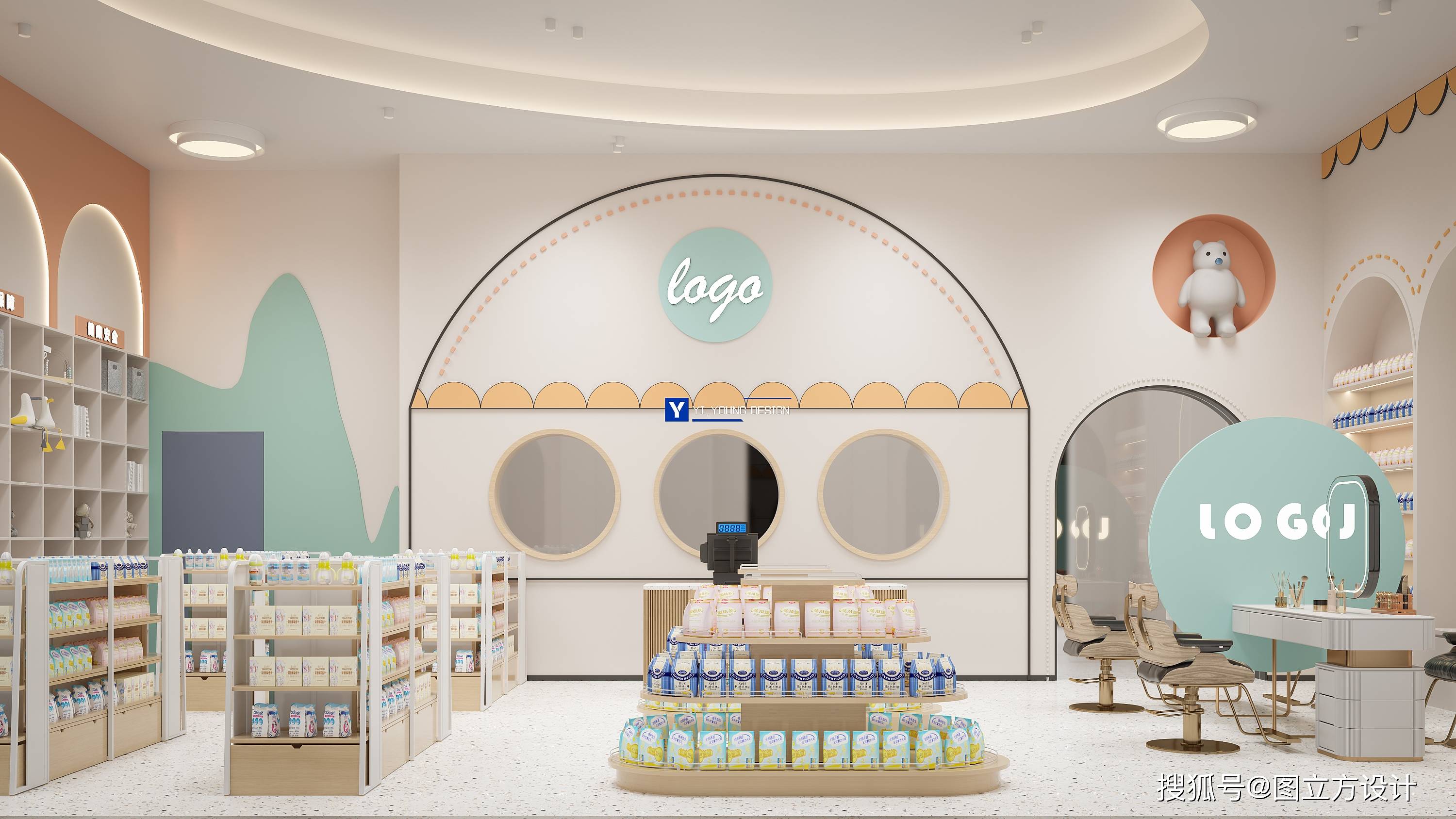 母婴店效果图怎么做?七个个性化母婴门店设计案例鉴赏!