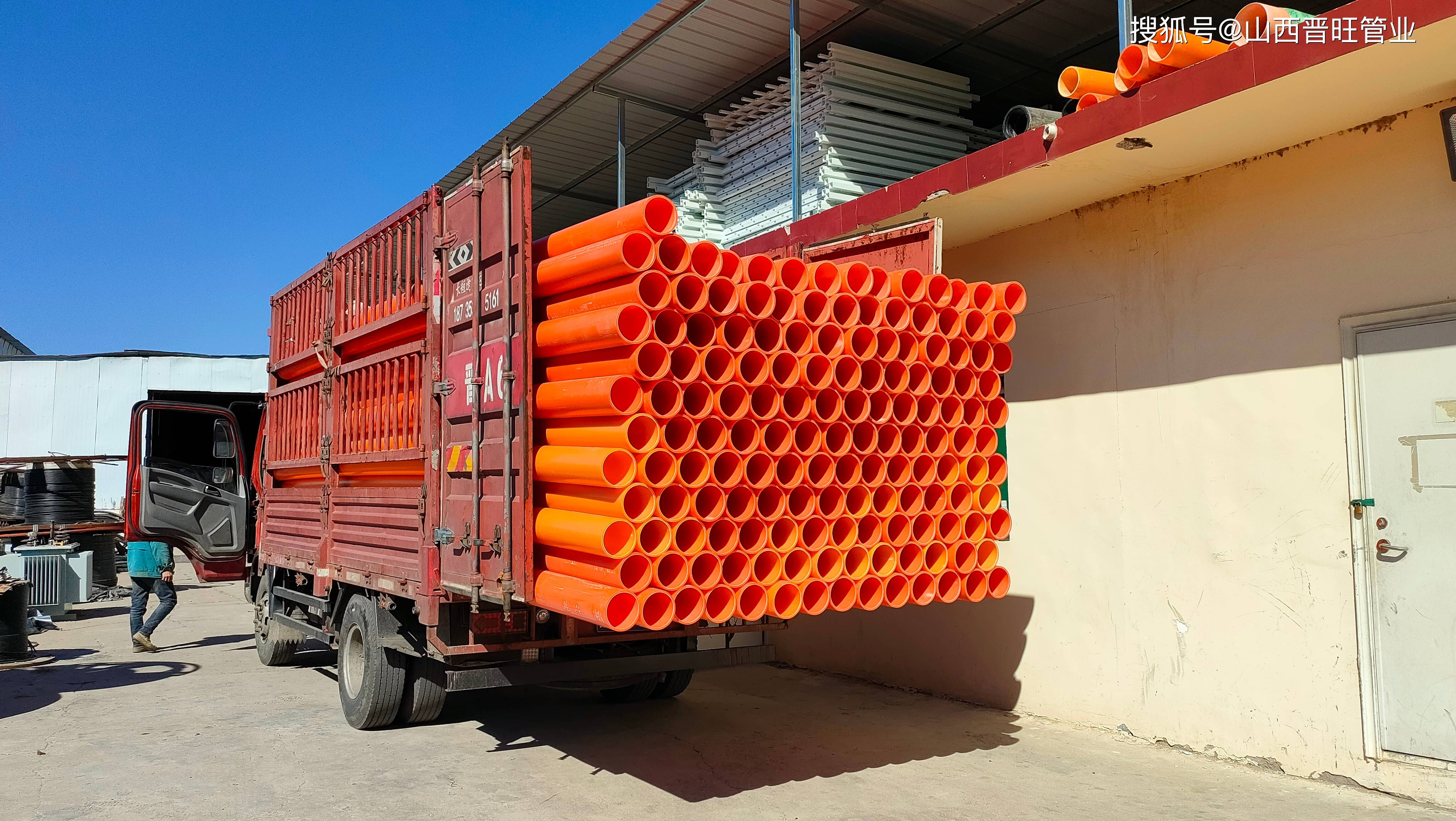 山西晋旺mpp电力管施工现场图,在山西各mpp工地实拍多图.