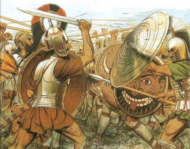 马其顿人征服了希腊,却没有毁灭这种文化,而是将希腊文化发扬光大了.