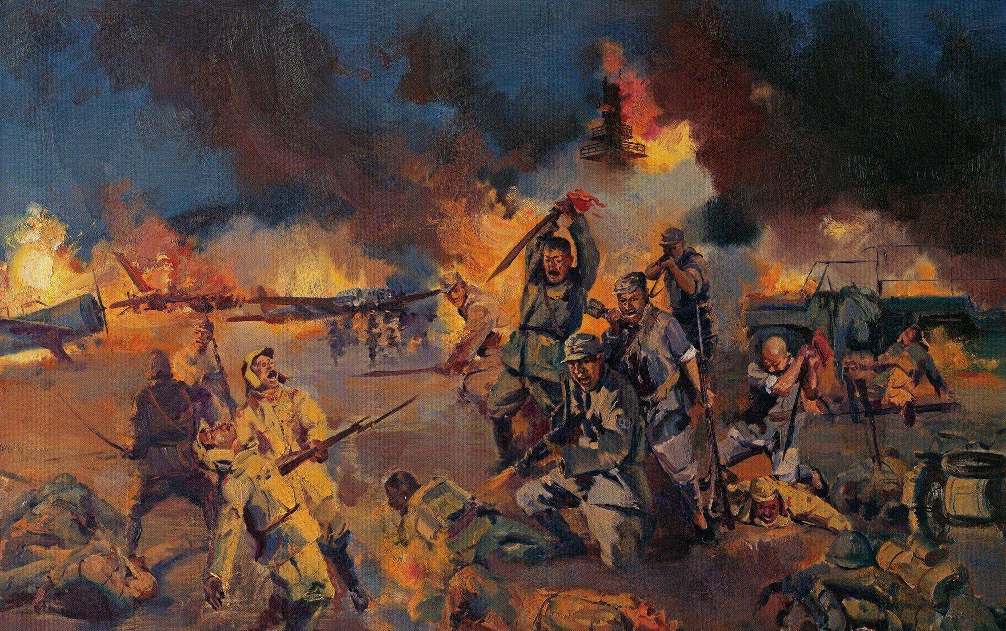 原创原创1937年八路军夜袭阳明堡卫立煌了解真相后对延安心向往之