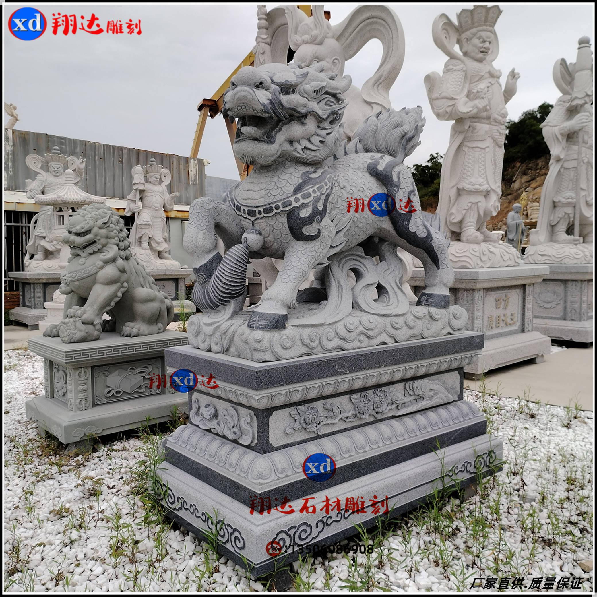 惠安石雕麒麟的独特魅力_石头_雕刻_纹理