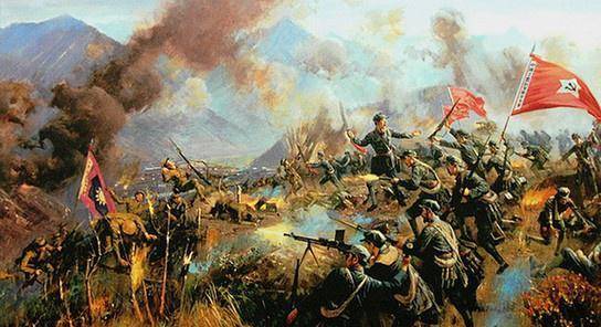 原创战斗激烈时团长带队突击无果被陈昌浩抬手枪毙