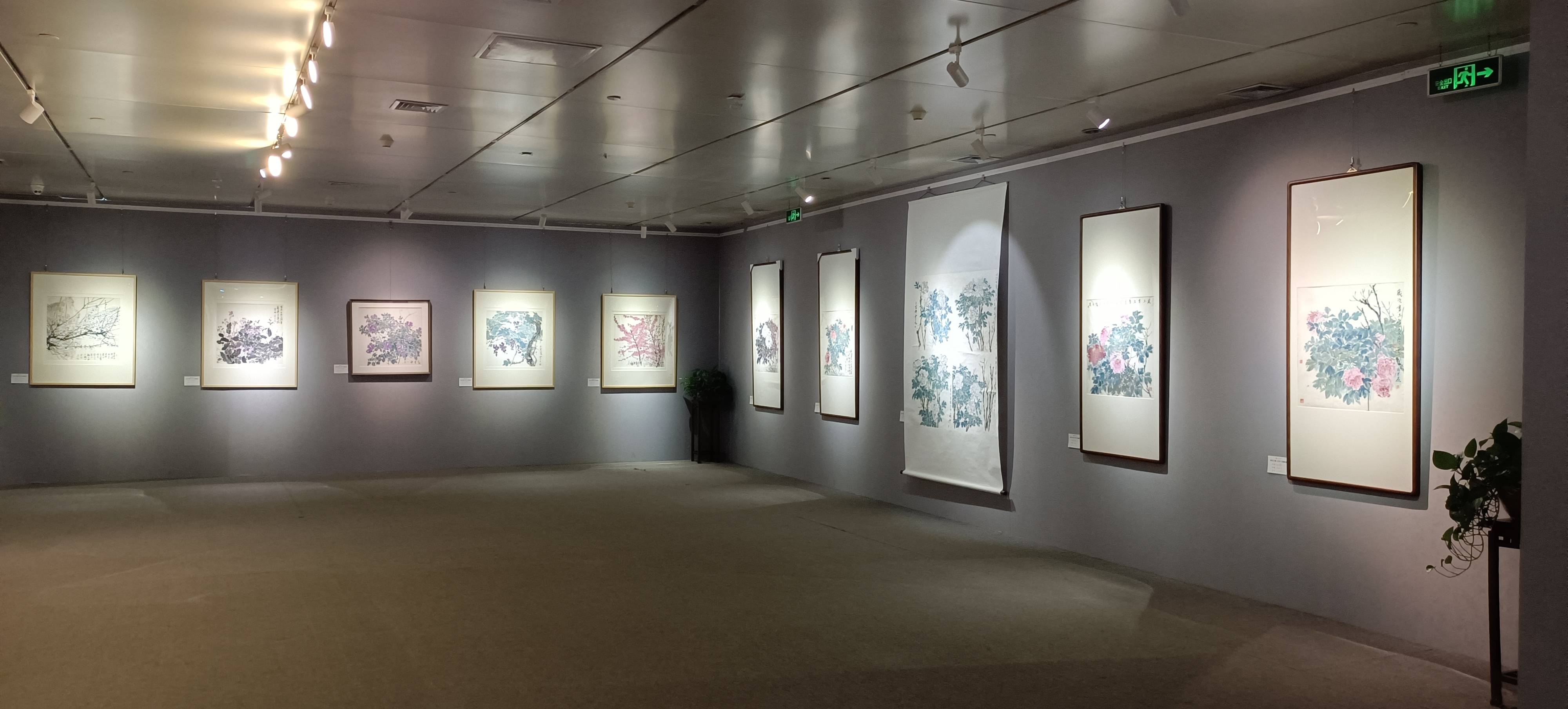 大雅春风牡丹主题画展在省图开展