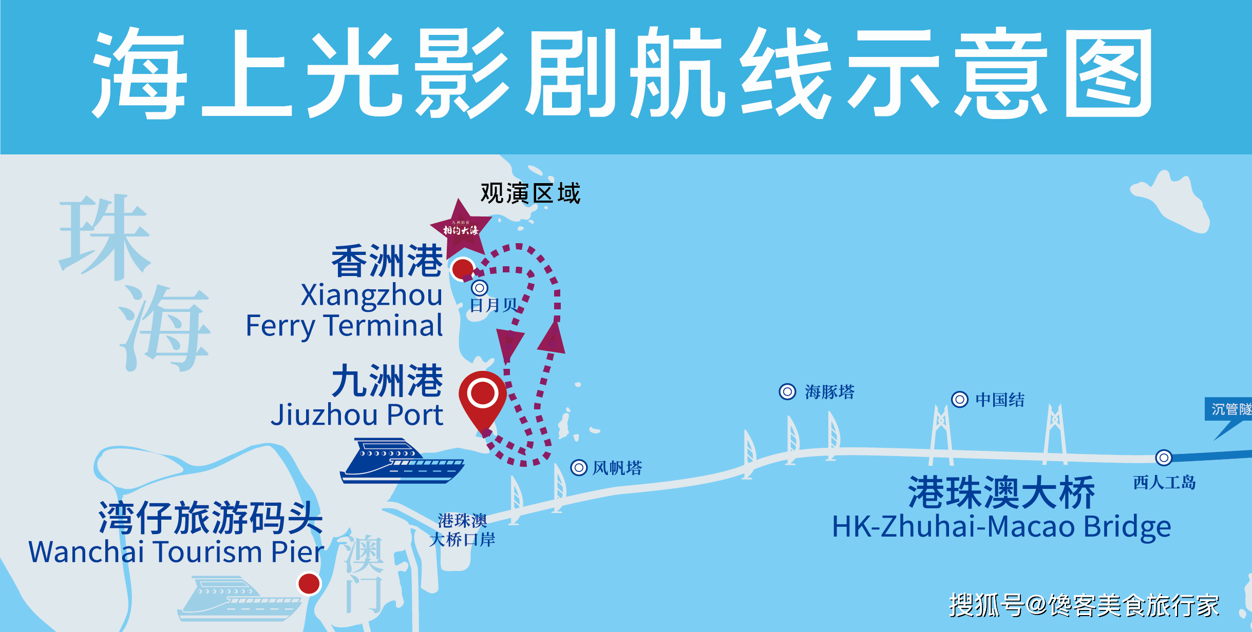 馋嘴之旅丨到珠海,坐一次海上游轮,看一回港珠澳大桥,开启一场奇妙之