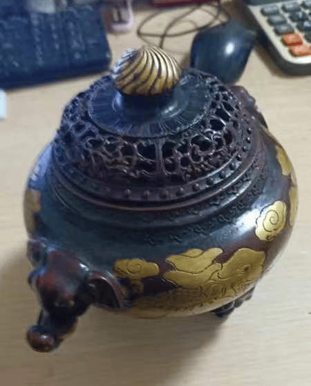 宣德年制——象耳香炉