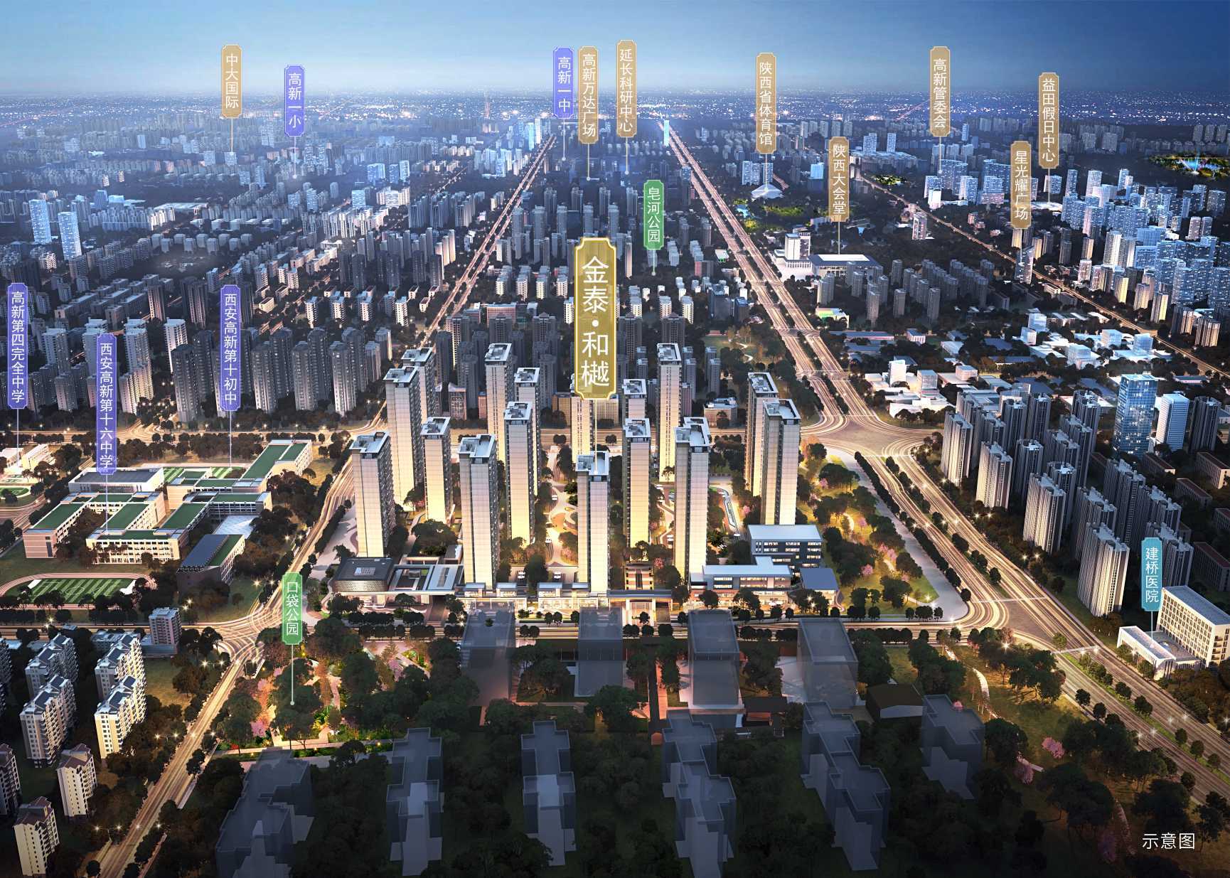 西安高新在售楼盘金泰和樾怎么样,最新房价?