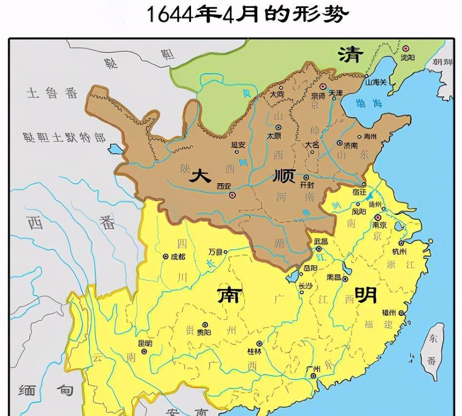 清末建都后,投靠清王朝的吴三桂等人被分封后,便雄踞西南部,山高皇帝