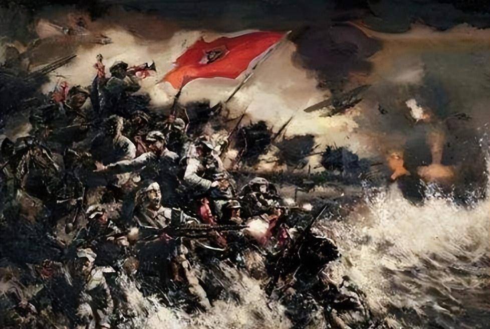 这是一场艰难的战争,无数战士牺牲在湘江之畔,他们目送着自己的战友