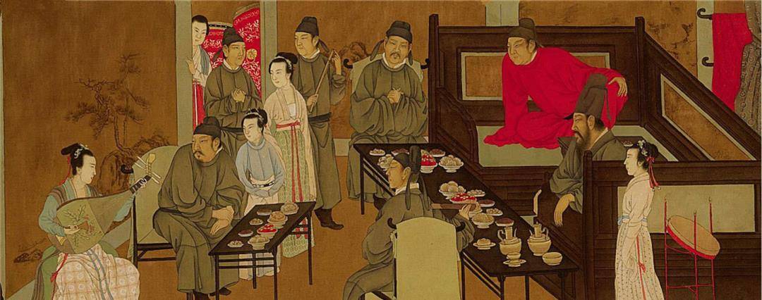 两黄金买到一幅名画,如今名画禁止出国,不轻易展览_韩熙载_夜宴_南唐