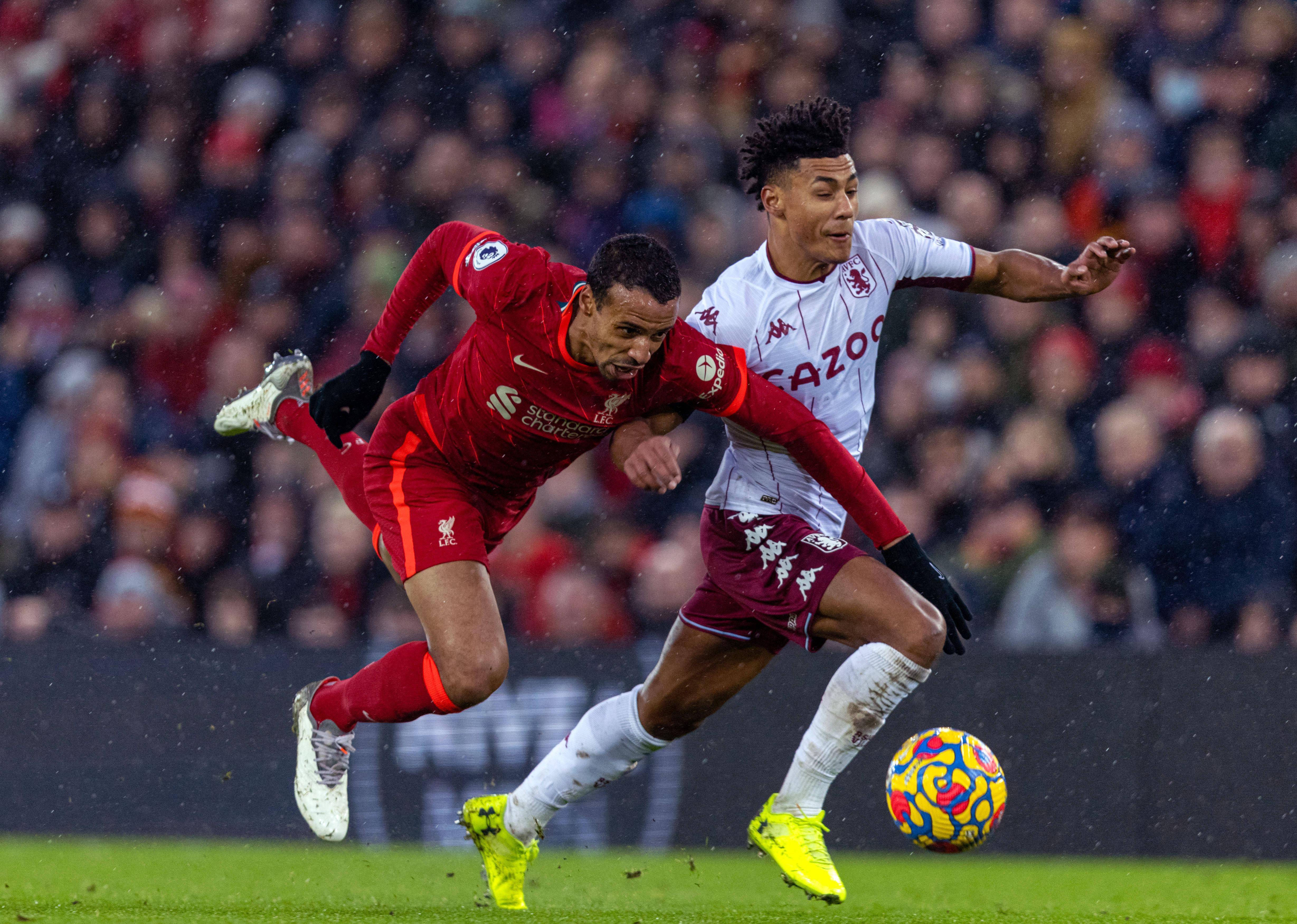 英超 阿斯顿维拉vs利物浦 比分预测