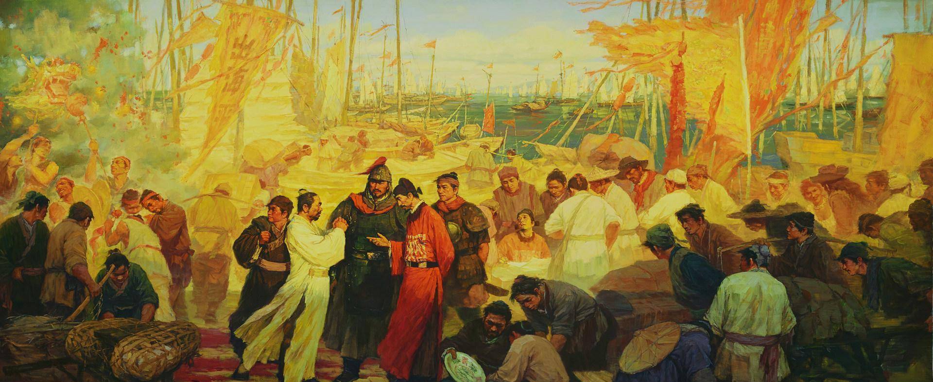 而谁掌握大明的海上贸易通道,就相当于掌握了王朝的铸币权.