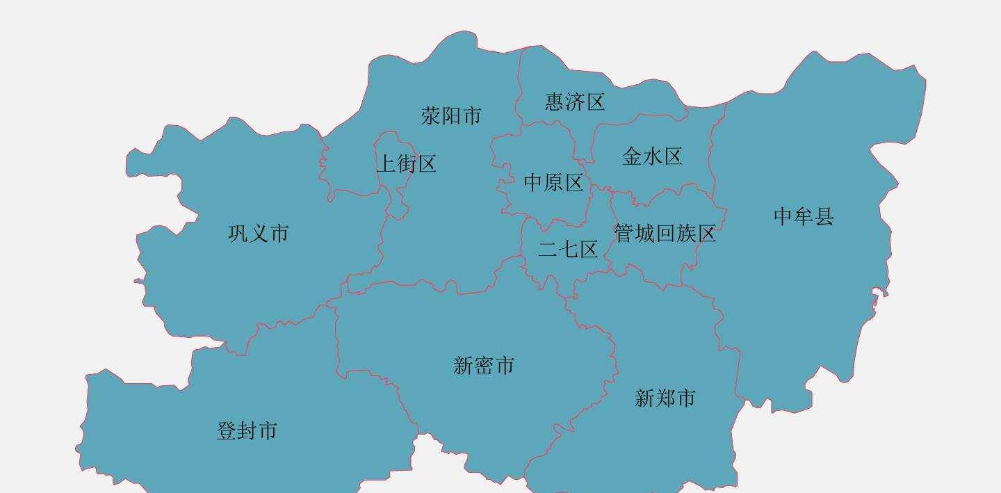 郑州市区域划分图2021图片