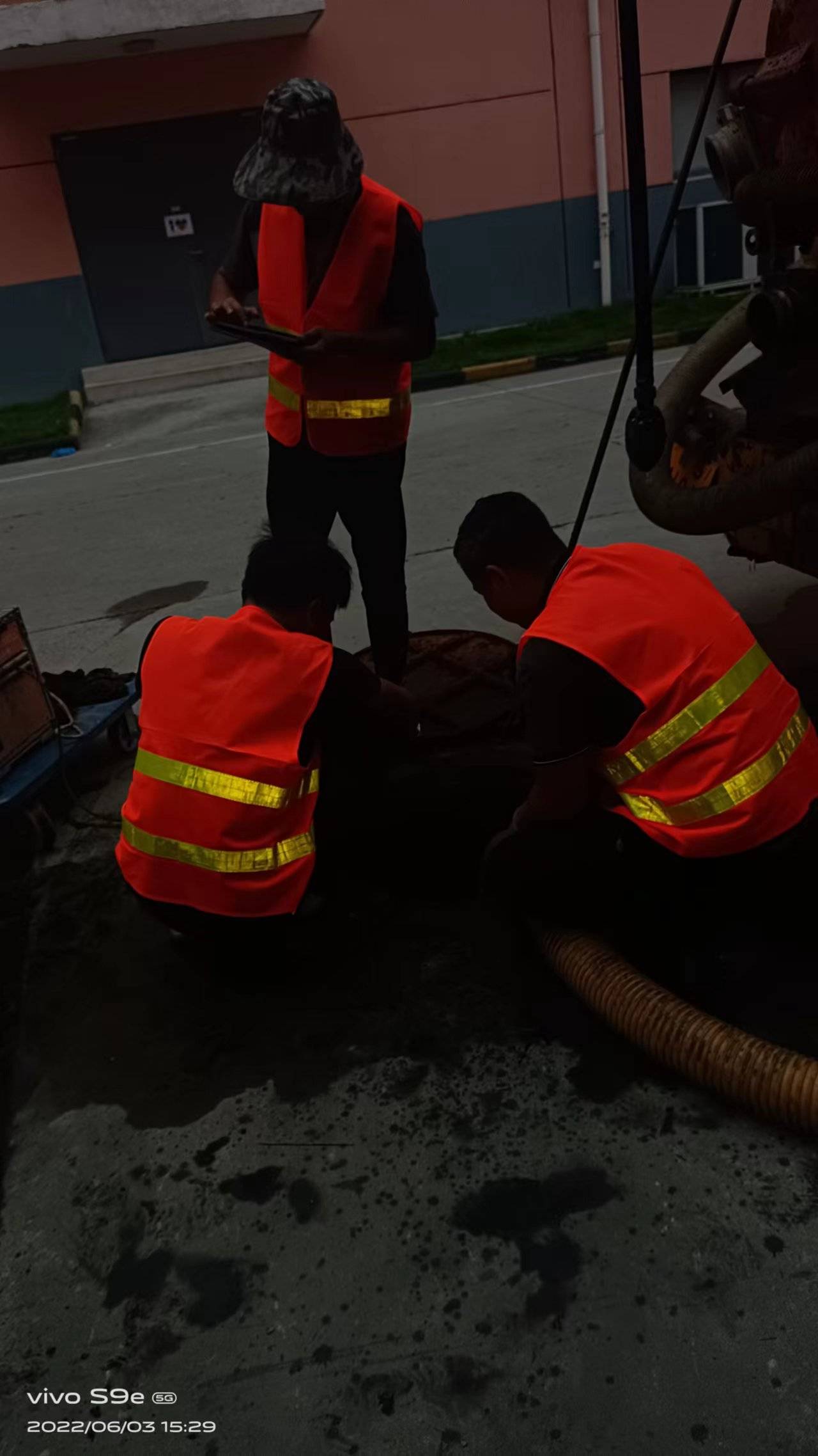 苏州高新区(虎丘区)浒关工业园@@道路排水管道抢修-抽化粪池