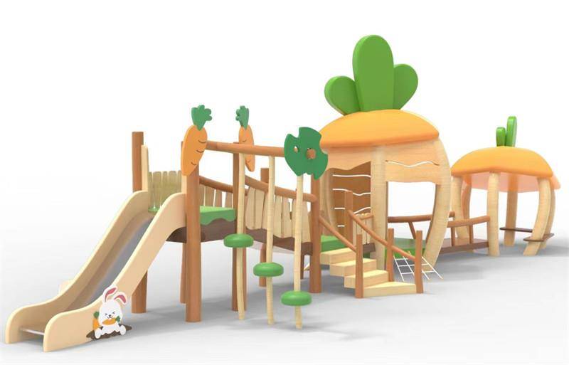 塑料滑梯如何安装-卡莱贝游乐