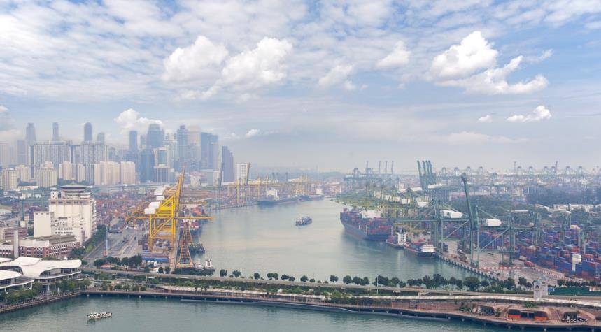 新加坡填海造陆图片