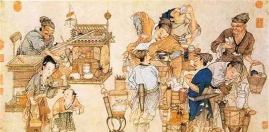 唐朝商队国内的商贸发展会对经济发展产生巨大的影响,但是相比较物质