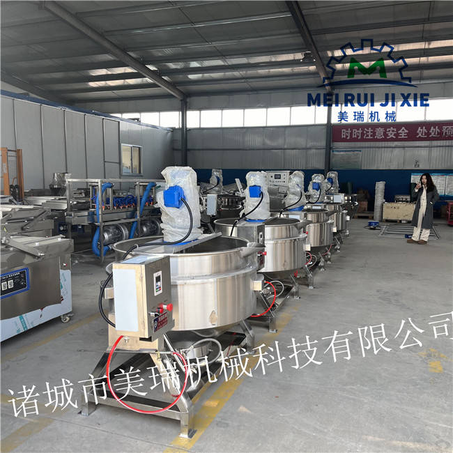 蒸汽夹层锅 不锈钢带搅拌夹层锅 导热油夹层锅 电加热蒸煮锅 大型果酱