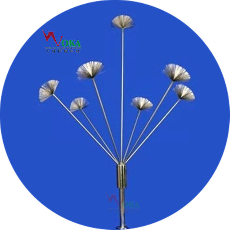 架空线路塔杆直击雷防护装置 ----导体多短针雷电放散装置