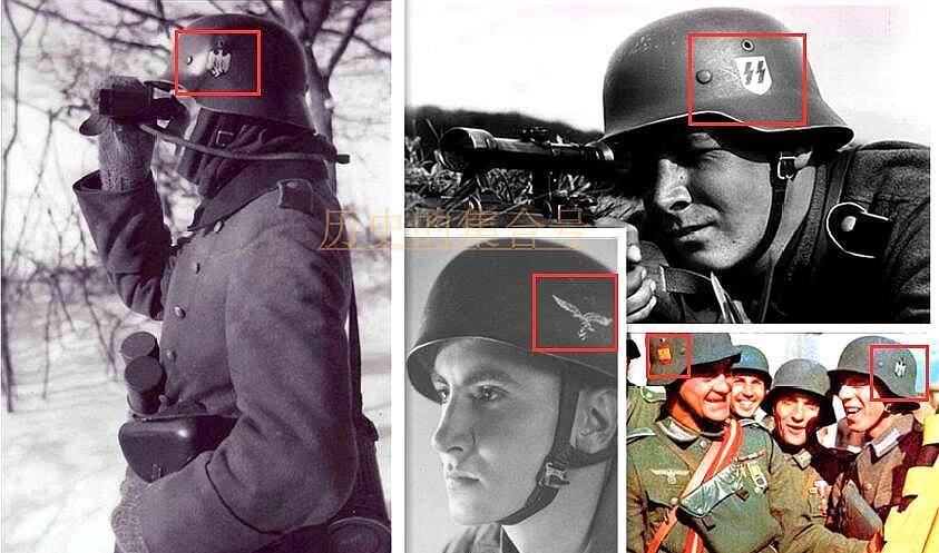 一张图看懂二战时期德国党卫军和国防军区别!请仔细看那敬礼姿势