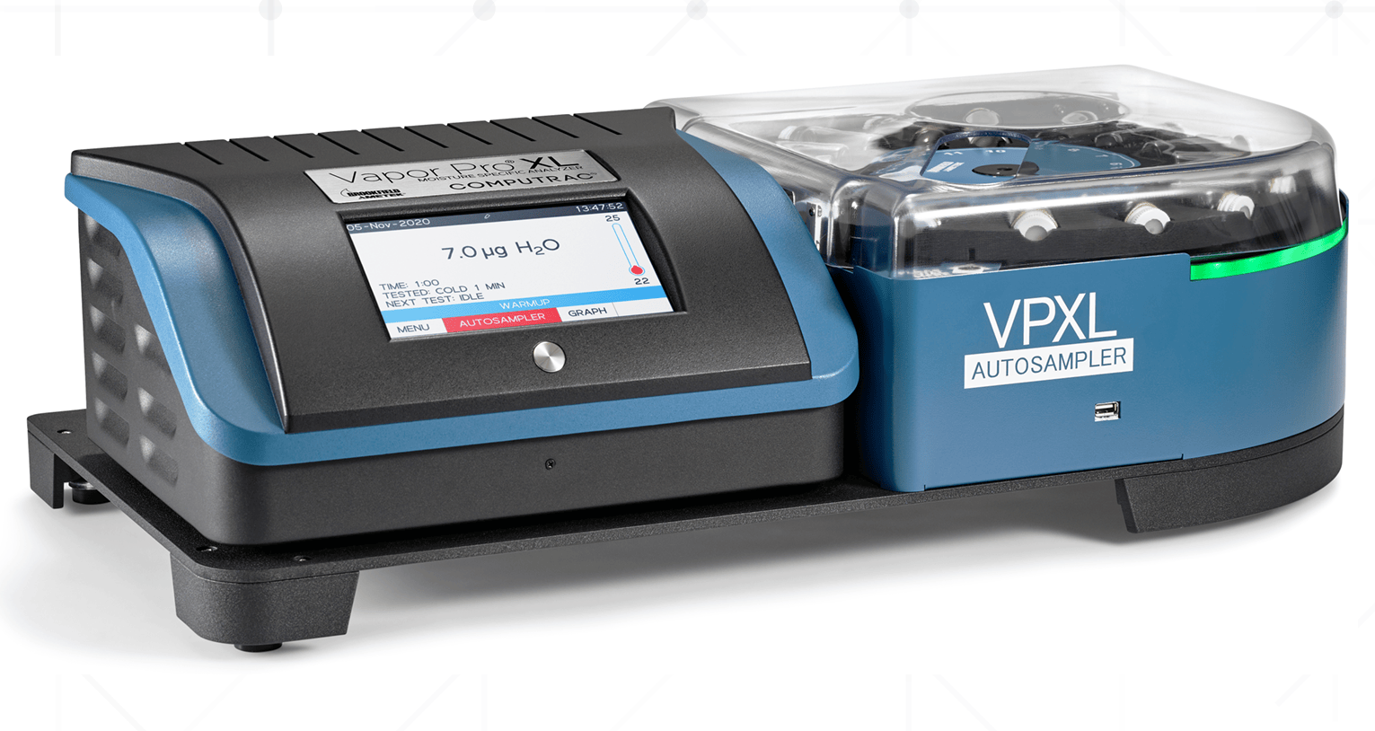 brookfield博勒飞computrac vapor pro xl全自动免化学试剂水分分析仪