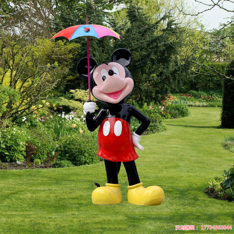 玻璃钢卡通动画人物雕塑 户外装饰摆件小品景观