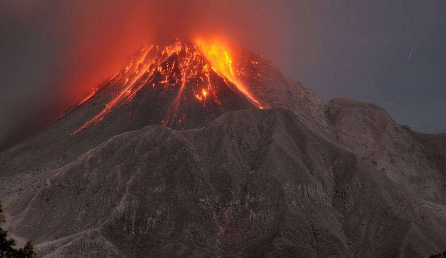 火山爆发危害图片