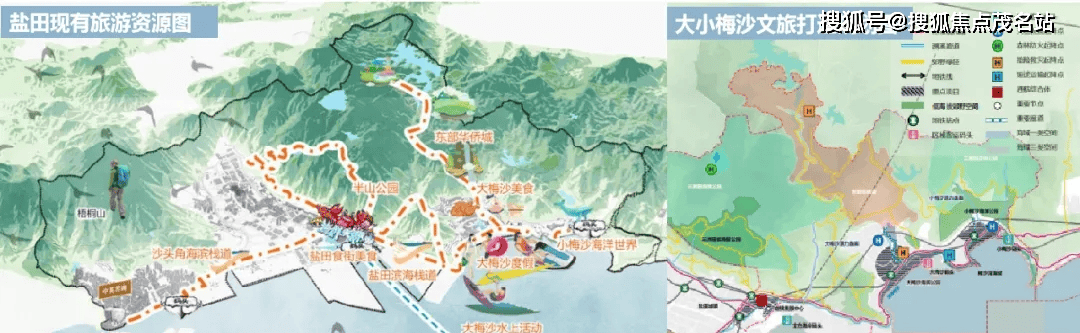 盐田为国内著名旅游地,粤港澳湾区名片,2021年年接待人次超千万,盐田"