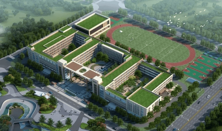 济宁市第十三中学桃源校区最新进展,2024年秋季学期全部投入使用