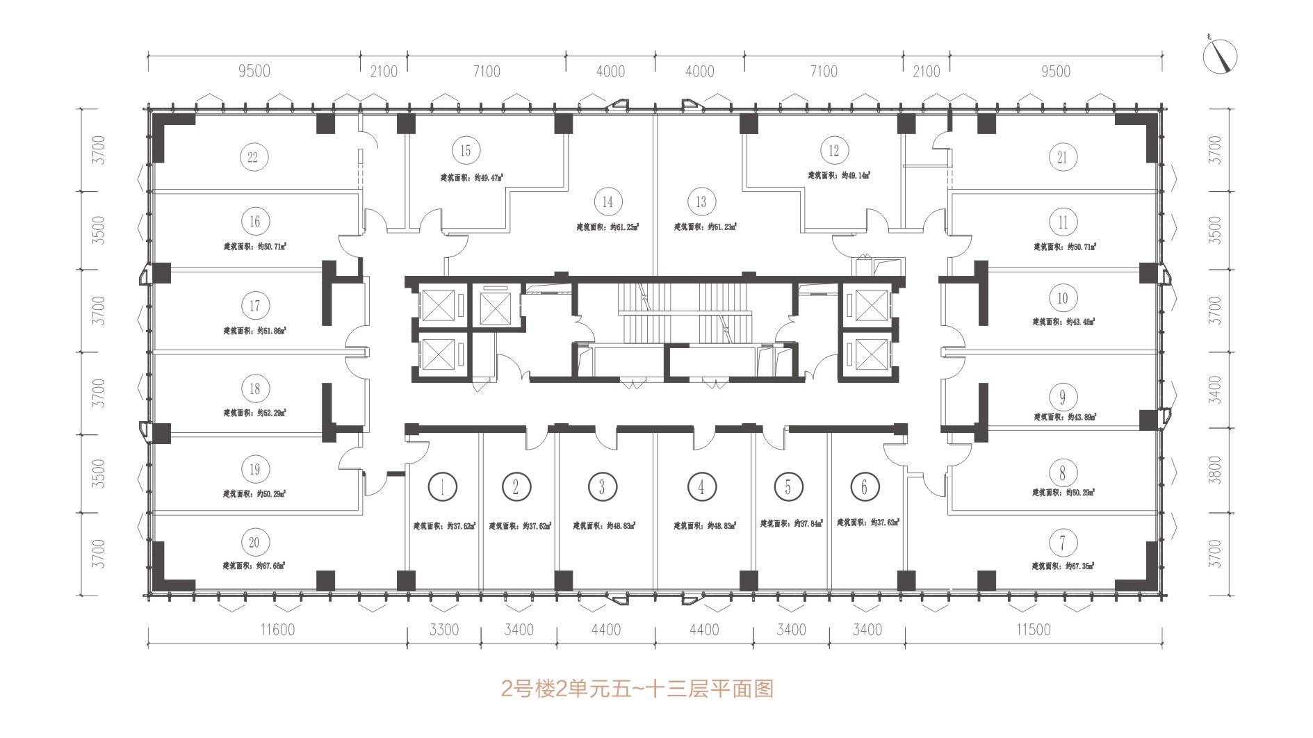 双层公寓平面图图片