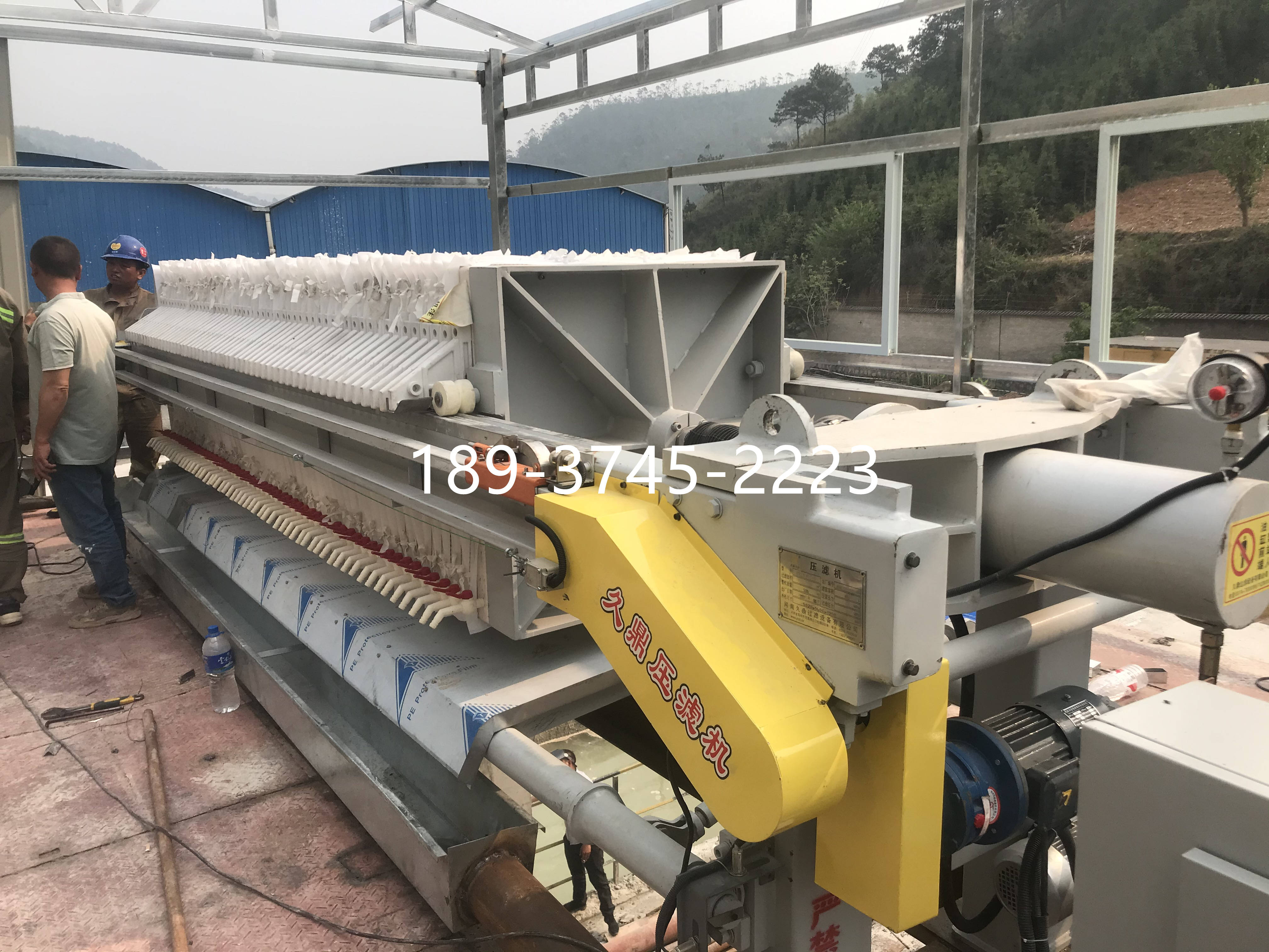 硅泥板框式压滤机设备