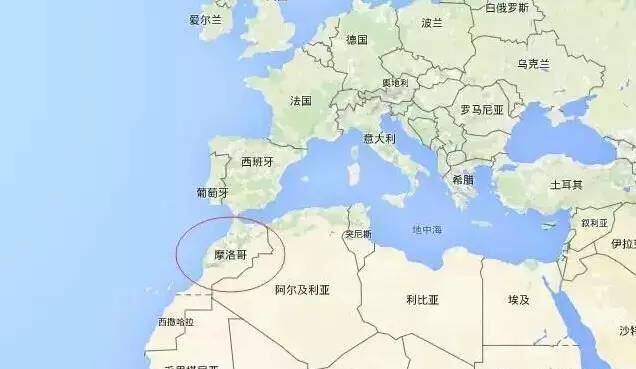 摩洛哥在非洲的位置一,摩洛哥摩洛哥全名摩洛哥王国,是非洲西北部