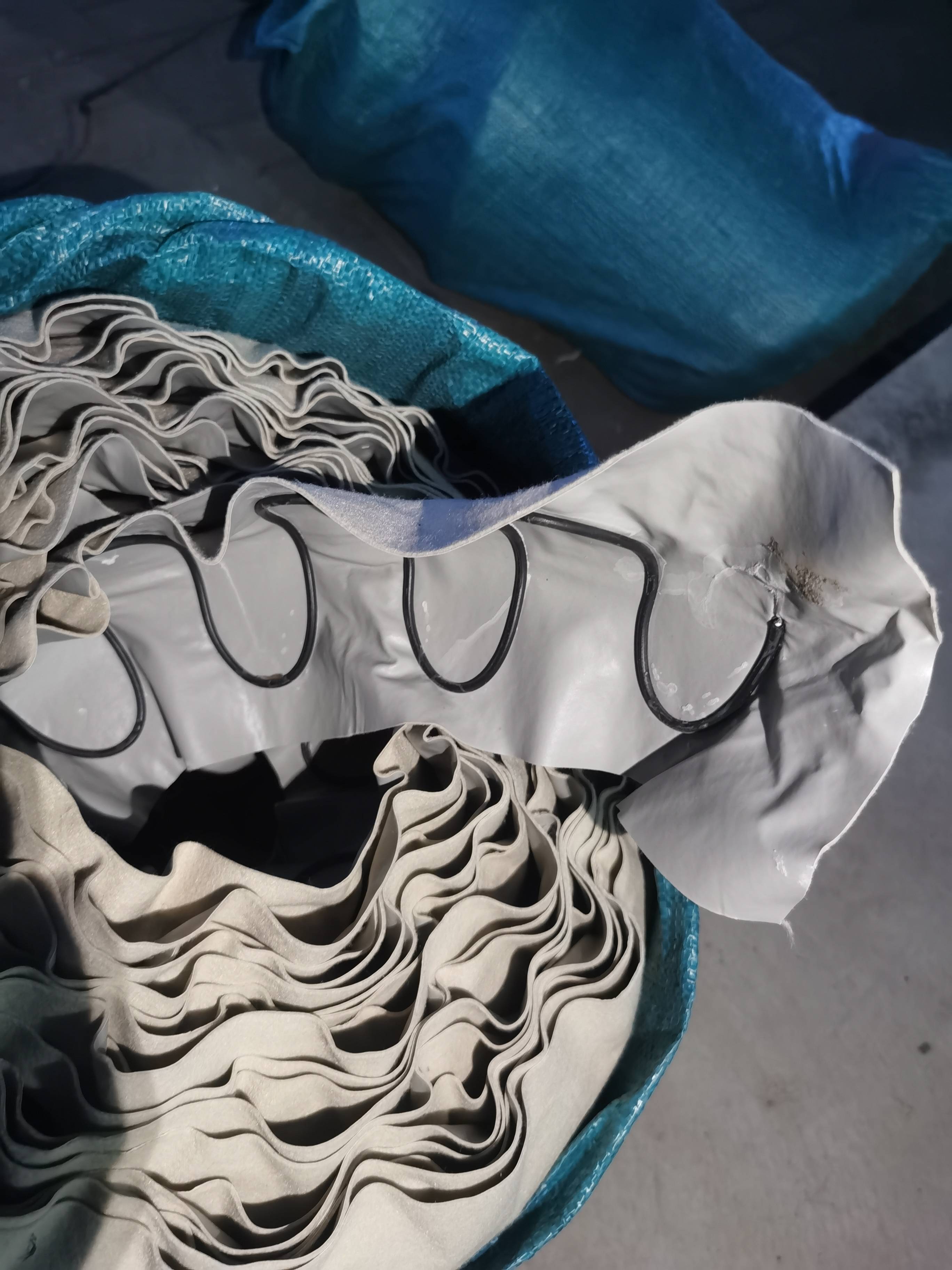 隧道半圆排水管100mm50mm弹簧半圆排水管软式半圆管