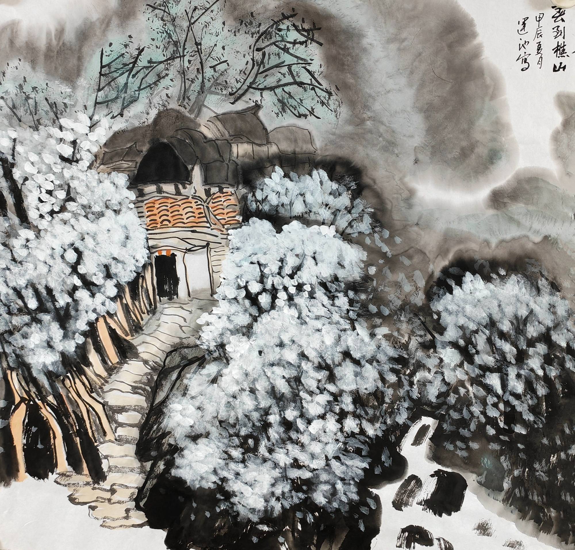 张际才当代写意山水画6月最受欢迎作品评选活动入围作品(第二期)