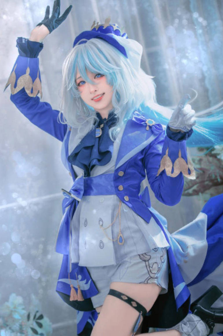 《原神》萌妹芙宁娜cosplay炸裂登场,网友:眼睛又舒服了