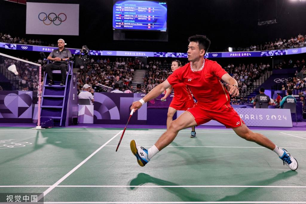 奥运会羽毛球混双小组赛-郑思维/黄雅琼2-0印尼组合晋级8强