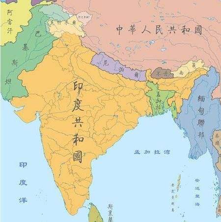 孟加拉国地图地理位置图片