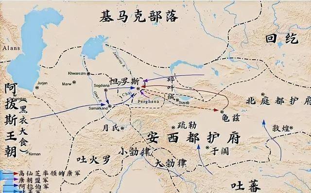 怛罗斯之战,高仙芝输得有多惨?唐军惨败,唐朝势力彻底退出中亚