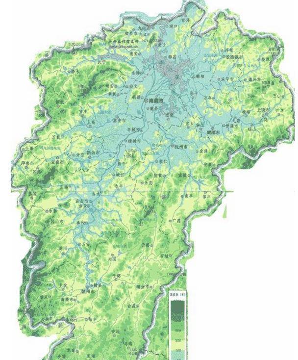 井冈山地图位置图片