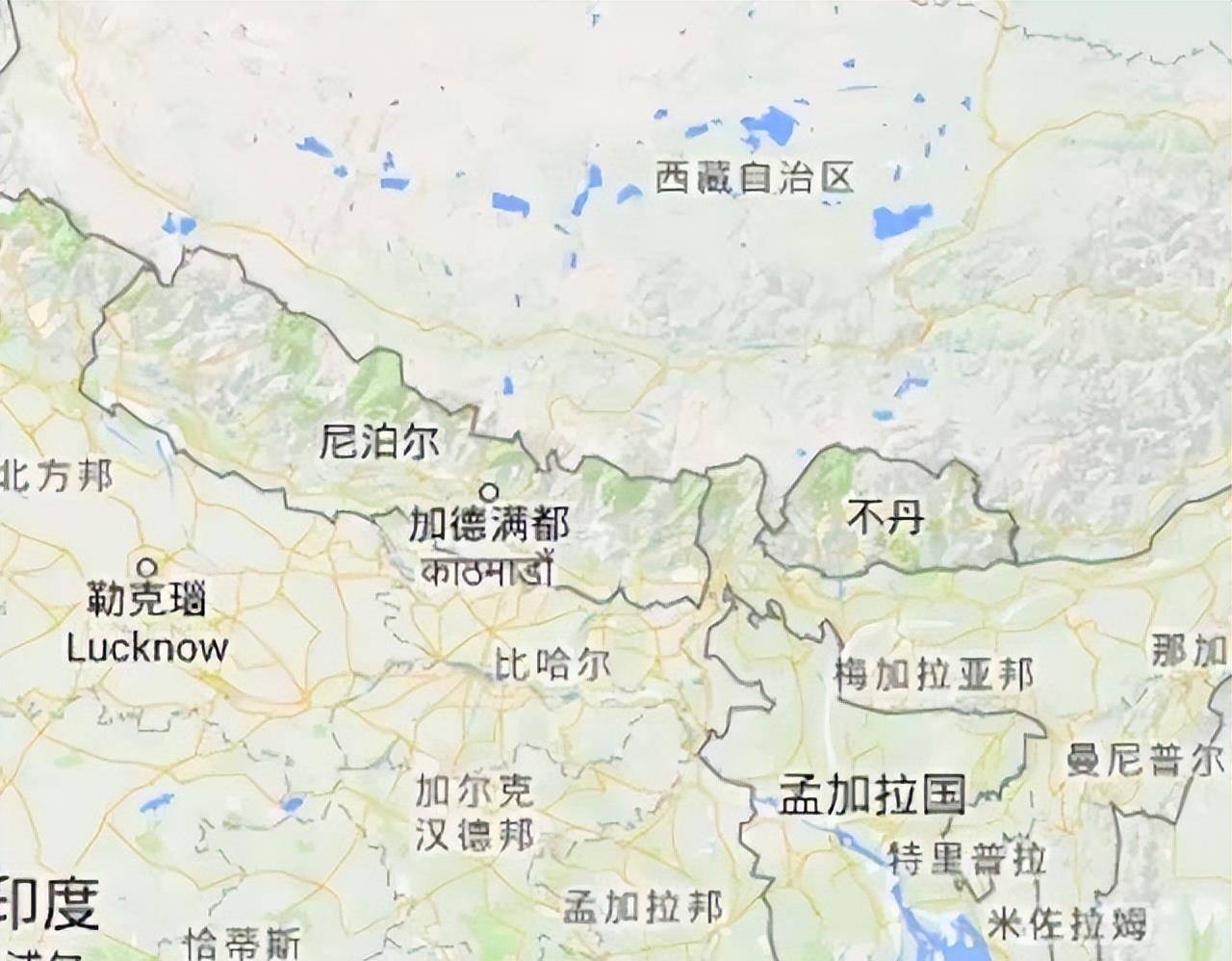 尼泊尔鼎盛时期,控制了哪些土地?