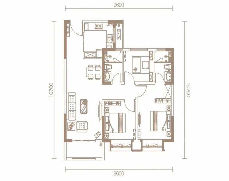 营销中心-西安崇文尊域万樾府-8月优惠-三环外-售楼