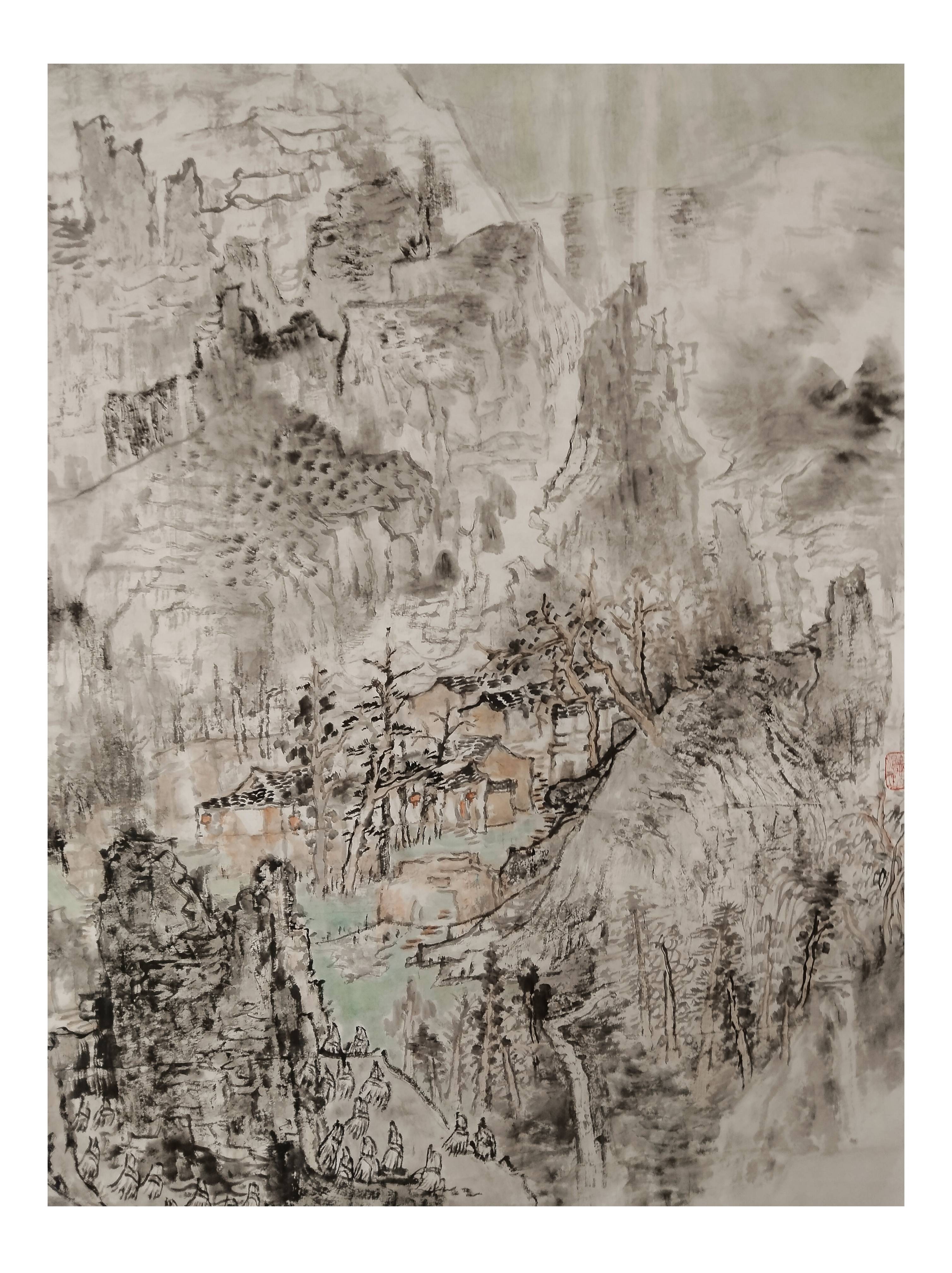山水画中的自然颂歌与艺术追求——周鸿舜作品欣赏