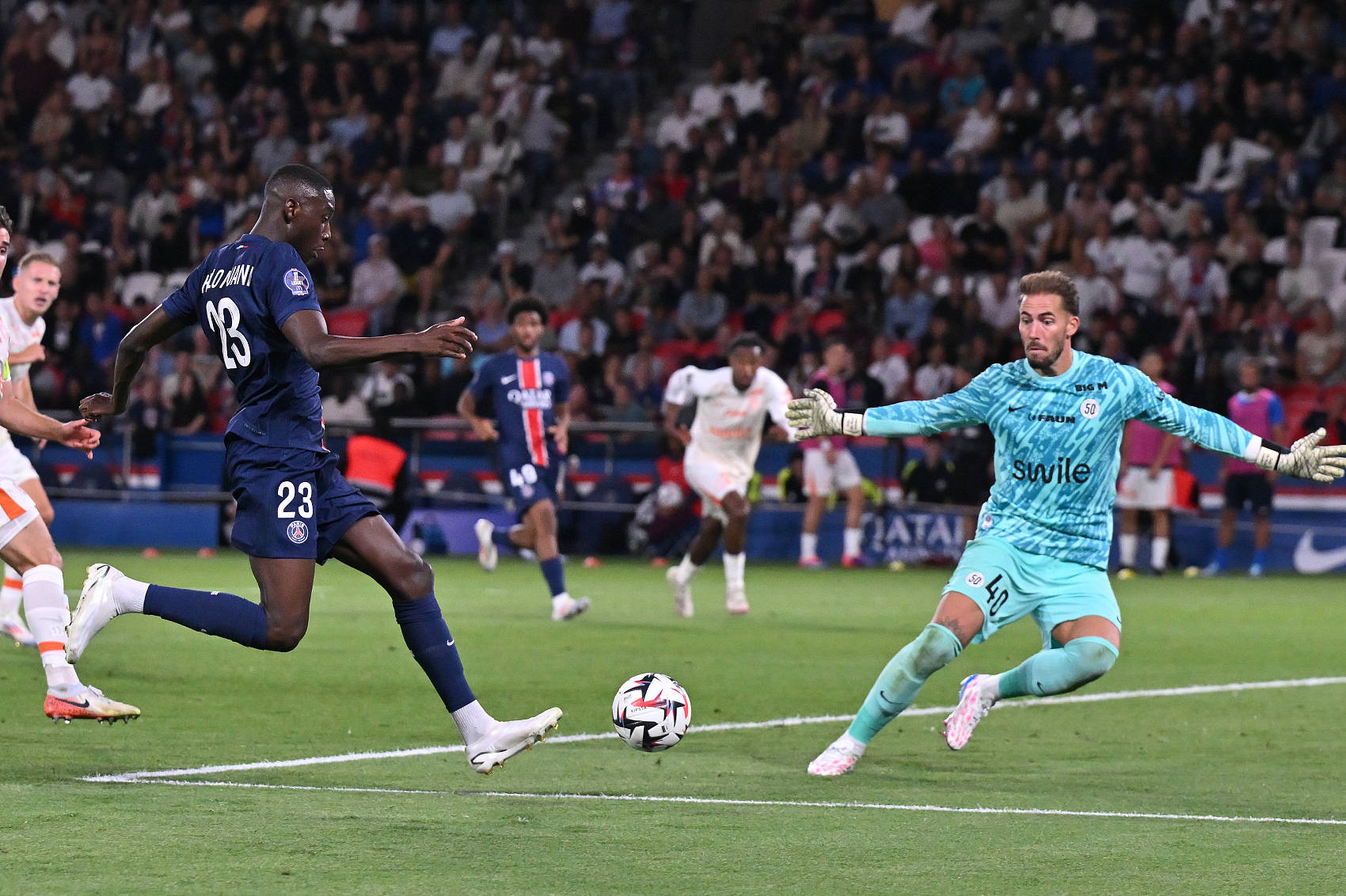 法甲-巴尔科拉双响李刚仁连场破门 巴黎6-0蒙彼利埃_圣日耳曼_赛季_内