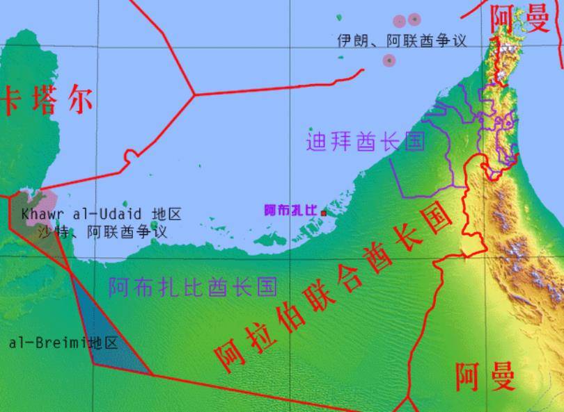 阿拉伯沙漠地理位置图片