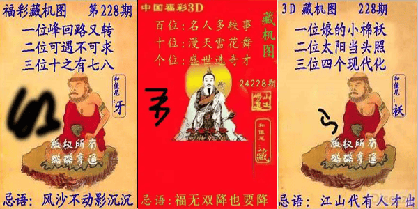 福彩3d推荐预测228期3d绕胆图-蜂巢配胆图-藏机图-玄机图