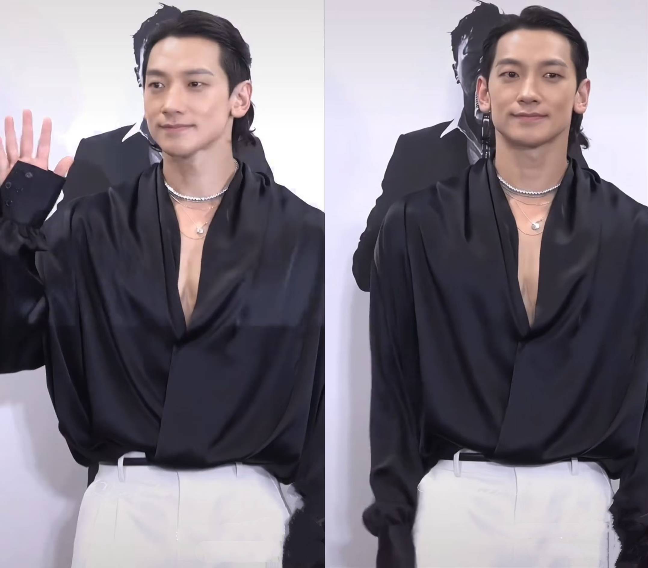 亚洲舞王rain近照曝光,长发油头造型怎么这么像王耀庆老师